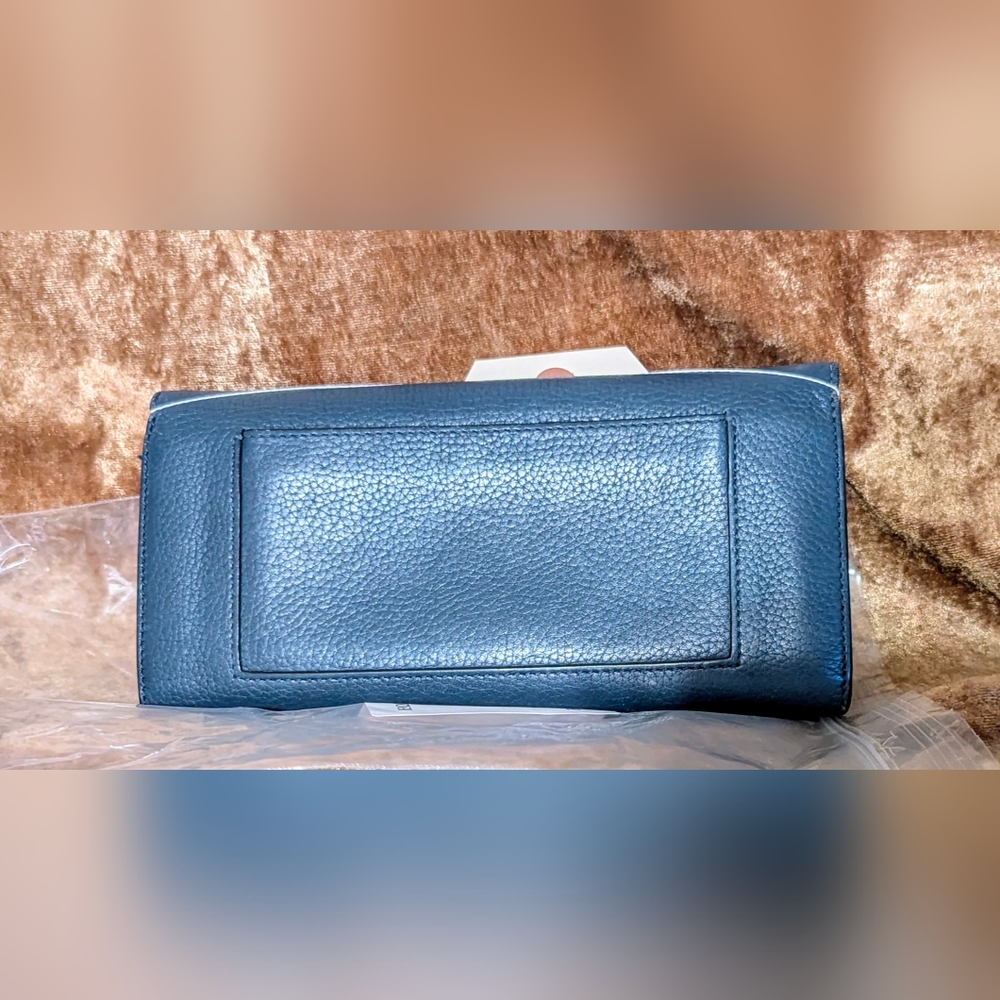 Celine Elegant Navy Blue Goatskin Leather Piece - Picture 2 of 14